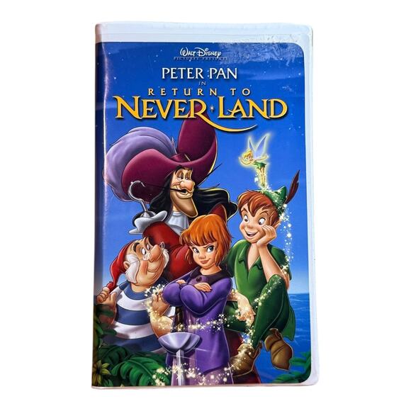 Disney's Peter Pan Return to Never Land VHS Original Packaging - Picture 7 of 8